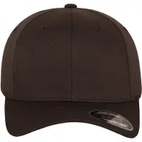 Flexfit Wooly Combed Baseball Mütze Braun