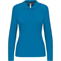 Kariban Damen Piqué Poloshirt Langarm