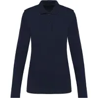 Kariban Premium Premium Supima Damen-Polohemd mit langen Ärmeln