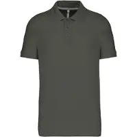 Kariban Kurzarm-Polohemd für Herren. Aus Baumwollpiqué