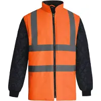 Yoko Hochsichtbare Daunenjacke mit abnehmbaren Ärmeln