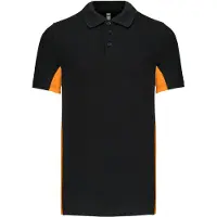 Kariban Cotton Classics-20.K232 Poloshirt Gr. L black/orange
