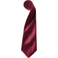 Premier Workwear Unisex Satin Krawatte 'Colours' PR750 burgundy (ca. pantone 216) 144 x 8,5 cm