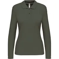 Kariban Damen Piqué Poloshirt Langarm