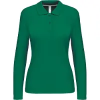 Kariban Damen Piqué Poloshirt Langarm