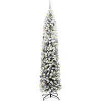 vidaXL Fritz (mit 300 LEDs und 120 weissen/grauen Kugeln)