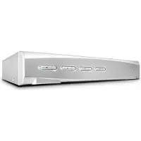 Lindy KVM Switch Pro DisplayPort USB 2.0 Audio - KVM-/Audio-/USB-Switch - 4 Anschlüsse
