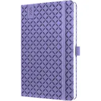 Sigel Agenda Flair 2026 J6125 1W/2S dark purple ML A5