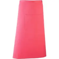 Premier Workwear Hüftschürze lang 'Colours' Bistro-Schürze PR158 fuchsia (ca. pantone 219) 90 x 80 cm