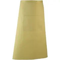 Premier Workwear Hüftschürze lang 'Colours' Bistro-Schürze PR158 lime (ca. pantone 382) 90 x 80 cm