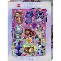 Heye Puzzle Kitty Cats, 1000 Teile, 1000 Stück(e), Kunst