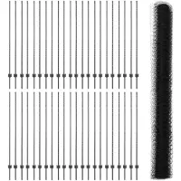 vidaXL Sechseckzaun mit Pfosten 100 x 1,6 m PVC-beschichteter Stahl