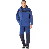 Planam unisex Winterjacke PLALINE kornblau, marine Grösse L