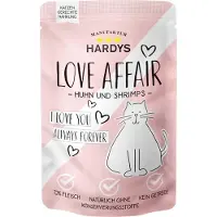 Hardys Love Affair Huhn mit Garnelen Nassfutter Katze (Beutel)