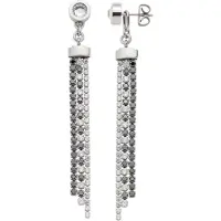 Leonardo 024317 Damen-Ohrhänger Ohrringe Atura Schwarz/Weiß