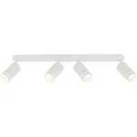 Licht-Erlebnisse Deckenstrahler Metall GU10 verstellbar Weiß 4-flammig länglich Modern Deckenspot