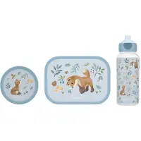 Mepal Lunchset Mepal Campus (Pop up + Luncbox + Fruitbox) Forest Friends Friends 400ml + 750ml + 300ml