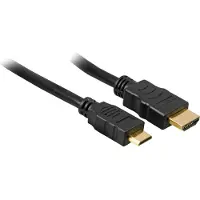 PROCABLE 5m HDMI, 5 m, HDMI Typ A (Standard), HDMI Type C (Mini), Schwarz