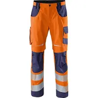 Kübler Hose REFLECTIQ PSA 2 warnorange/dunkelblau Form 2207 Grösse 50