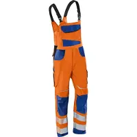 Kübler Latzhose REFLECTIQ PSA 2 warnorange/kbl.blau Form 3207 Grösse 31