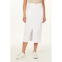 Scotch & Soda Midi Skirt Blanc De Blanc Größe: W24 | Midiröcke Outlet | Damen