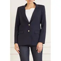Guess Marciano By Magda Blazer Smart Blue Multi Größe: 36 | Blazer Outlet | Damen | Blau