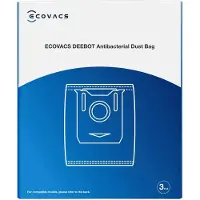 Ecovacs DDB030025, Staubbeutel, Staubsaugerroboter, Weiß, , X5 Family/X2 OMNI/T30S PRO/T30S, 3 Stück(e)