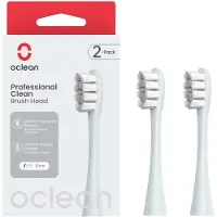 Oclean Bürstenkopf Prof. Clean - Silber, 2er Pack 2 St