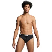Puma Badeslip "SWIM MEN LOGO SWIM BRIEF" mit elastischem Logobund