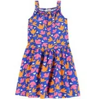 COCCODRILLO Sommerkleid WC5129301FGK Blau Regular Fit