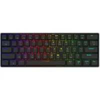 Savio BLACKOUT X2 BLUE, Kabelgebunden, USB, Mechanischer Switch, QWERTY, RGB-LED, Schwarz