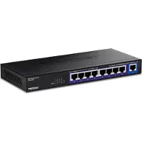 Trendnet TEG S591 - Version v1.0R - Switch - unmanaged - 8 x 100/1000/2.5G + 1 x 10 Gigabit Ethernet - wandmontierbar