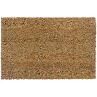 Astra Fußmatte "Kokosvelours 101" Gr. 15, beige (natur), B:50cm H:16mm L:80cm, Kokos, Teppiche, Fußmatte, Schmutzfangmatte, Kokosmatte, In -und Outdoor geeignet