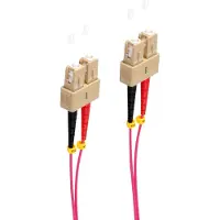 Shiverpeaks Duplex Patchkabel SC/SC 50/125µ, OM4 violett, 5,0m