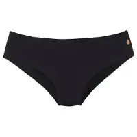 LASCANA Bikini-Hose "Omara", Damen, Gr. 36, N-Gr, schwarz, Recycling-Polyamid, unifarben, Basic, Badehosen Bikini-Hose, aus recycelten Material