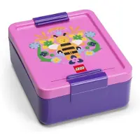 LEGO Brotdose Biene Violett