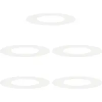 vidaXL geeignet für flache Baumringe 5 pcs Weiß Ø40 / 70 cm Stahl