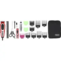 Wahl Kit Close Cut Combo Head&Body Grooming, Karbon, Rot, Kegelförmig, 1,3 cm, AC, Integrierte Batterie, Nickel-Metallhydrid (NiMH)