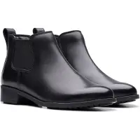 Clarks Shoes Havm Top 26178715 4, Chelsea Boots, Stiefeletten in Schwarz für Damen, Größe 37