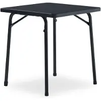 Sieger Tisch 211/G 70 x 70 cm grau Gestell aus Stahl in eisengrau, Tischplatte aus Mecalit-Pro in anthrazit