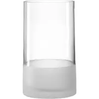 Leonardo Vase 018629 Novara, Glas satiniert, Tischvase, rund, Höhe 26 cm