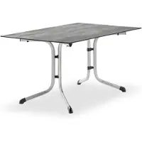 Sieger 5170-21 Klapptisch Polytec (HPL) 140x90 cm Stahlgestell graphit / Tischplatte Polytec (HPL) Beton hell