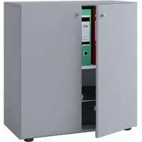 VCM my office Aktenschrank L, 913932 grau 1 Fachboden 70,0 x 40,0 x 74,0 cm