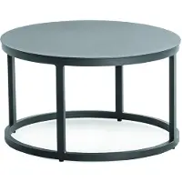Niehoff Serra Loungetisch Aluminium/Anthrazit