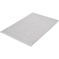 Kleine wolke Badematte "Punto", rutschhemmend beschichtet, fußbodenheizungsgeeignet, Badteppich, Uni Farben, Oberfläche reine Baumwolle