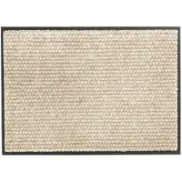 Schöner Wohnen Fußmatte "Miami 002" Gr. 16, beige, B:67cm H:7mm L:100cm, Kunstfaser, SCHÖNER WOHNEN-KOLLEKTION, Teppiche, Fußmatte, Schmutzfangmatte, waschbar