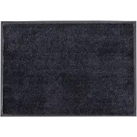 Schöner Wohnen Fußmatte "Miami Uni" Gr. 16, grau (anthrazit), B:67cm H:7mm L:100cm, Kunstfaser, SCHÖNER WOHNEN-KOLLEKTION, Teppiche, Fußmatte, Schmutzfangmatte, waschbar