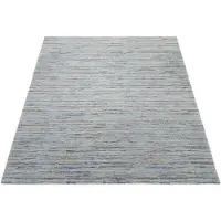 Oci Die Teppichmarke Teppich "HIMALI LINEA" rechteckig 13 mm Höhe handgeknüpfter echter original Nepal Wollteppich Naturfaser Kurzflor