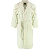 Rhomtuft Bademäntel unisex Schalkragen Sir & Lady natur-jasmin - 20 in natur-jasmin - 20 | Gr.: S