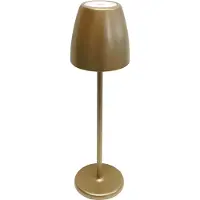 MEGATRON Akku Tischleuchte gold